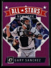 Gary Sanchez 2018 Donruss Optic #167 Purple Prizm All-Stars New York Yankees