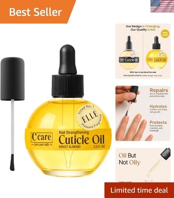 Overnight Cuticle Repair Oil with Sweet Almond - Hydrating & Nourishing - 2.5oz