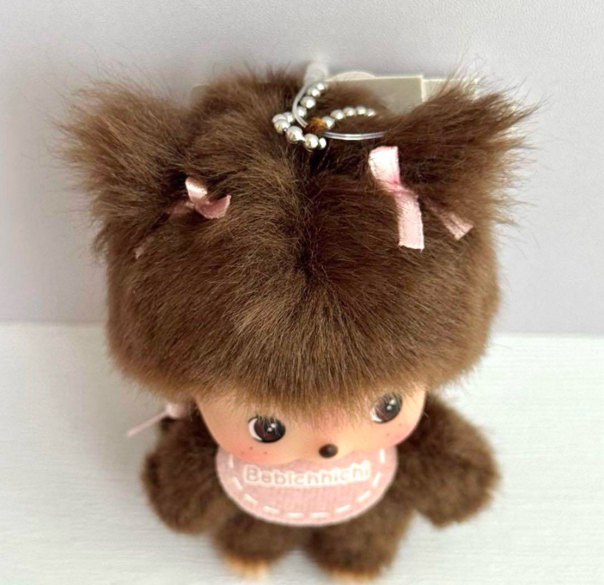 Sekiguchi Bebichhichi Big Head SS Size Keychain Plush Doll girl