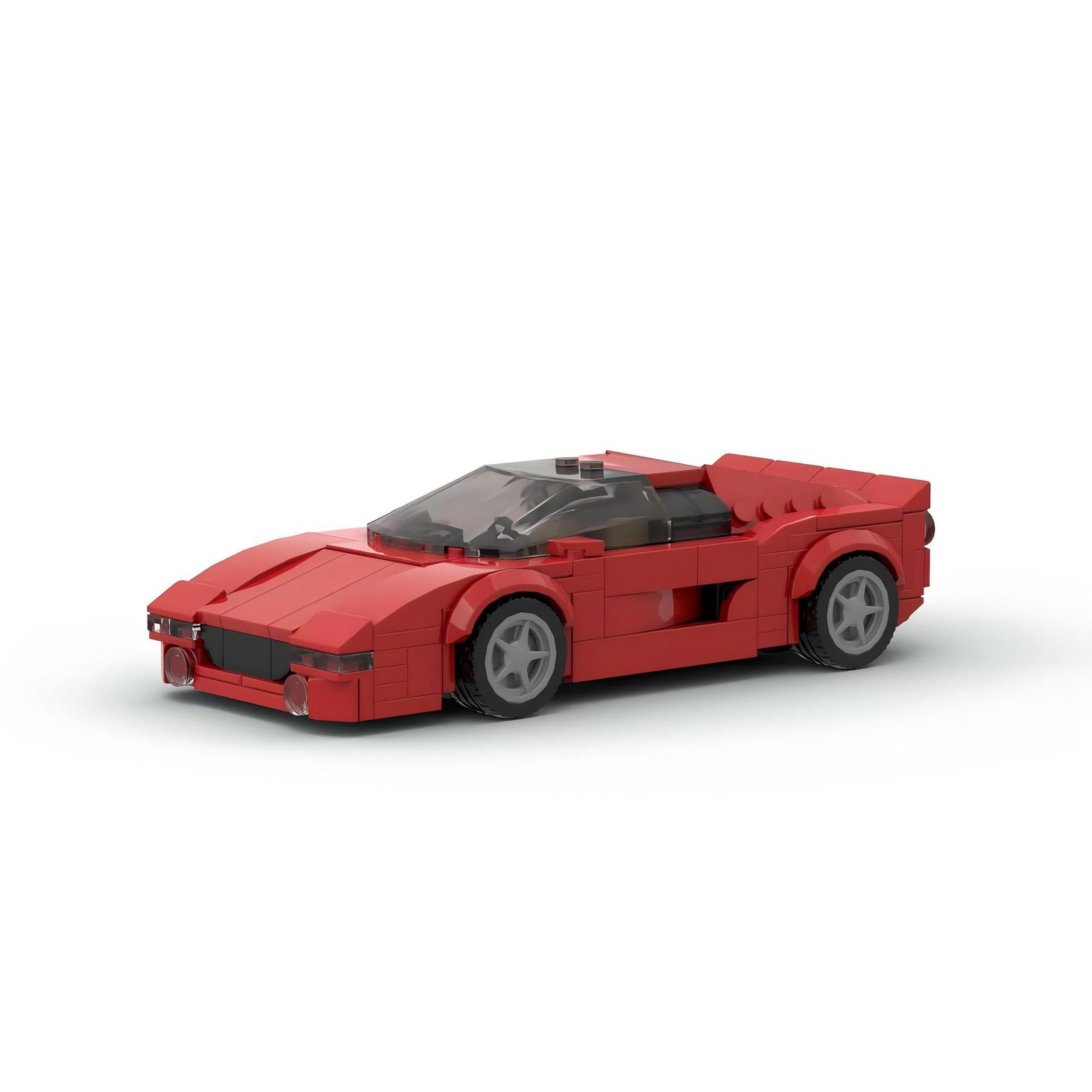 Retro Supercar MOC Building Blocks Set Sports Car Model Bricks Toy Gifts