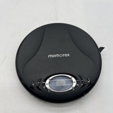 Memorex Portable CD Player Black Skip Prot. Parts Only Used Powers On Error Mess