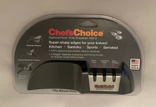 Chef's Choice Diamond Home Knife Sharpener 436-3 NOS New Sealed Clean