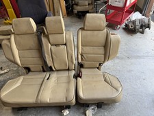 2001 Land Rover Rear Seats Complete Set Tan Leather Oem 2001 Land Rover Rear Seats Complete Set Tan Leather Oem