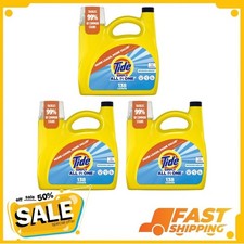 3 Pack Tide Simply All-in-One Liquid Laundry Detergent, 182 fl oz, 138 Loads