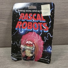 Vintage TOMY Rascal Robot 2517 Walking , Wacky Wind Up NEW