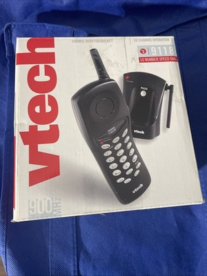 Black VTech 9118 Single Line Cordless Phone New Sealed