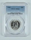 1960 Washington Quarter MS64 PCGS Blue Label *8456
