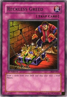 Reckless Greed PGD-051 R Pharaonic Guardian Yu-Gi-Oh Unlimited NM/M