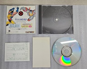 Sega Saturn XMen Children of the Atom Game with Obi Postcard Used