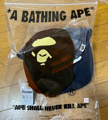 BAPE® × SANRIO CHARACTERS ABC CAMO MESH CAP Kuromi Black | eBay