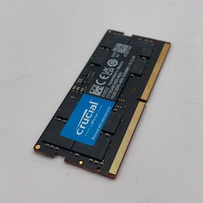 Crucial 16GB (1x16GB) DDR5 RAM 4800MHz CL40 SODIMM CT16G48C40S5