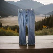 Tommy Hilfiger Distressed Denim Blue Jeans Womens 16 36 x 32