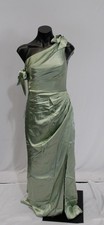 Azazie Women's Xyla Mermaid Metallic Convertible Dress AC2 Dusty Sage Size: A0