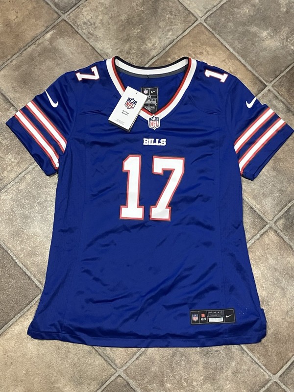 Nike NFL Buffalo Bills Josh Allen #17 Women's Regular Season Jersey Blue M