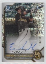 2022 Bowman Chrome Prospect Speckle Refractor 219/299 Euribiel Angeles Auto pe8