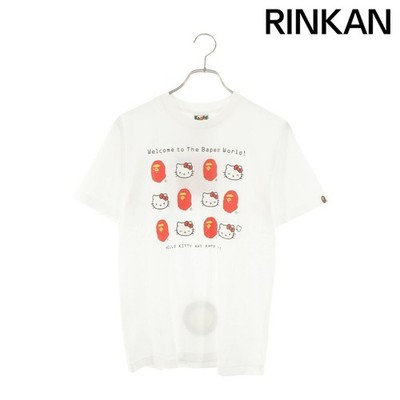 A Bathing Ape Abracing X Sanrio Double Name Character Print T-shirt Men's Used b