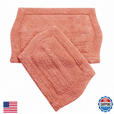 Home Weavers Waterford Collection 100 Cotton Tufted Bath Rug Extra Soft And
