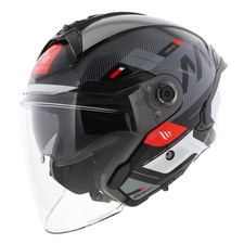 MT Jet Cosmo SV Helmet Silence gloss black wh...