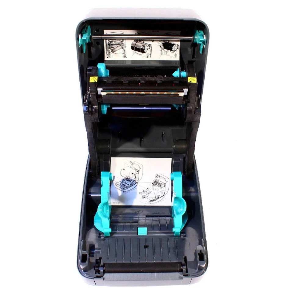 Zebra GX430T GX43-102410-000 300DPI Thermal Barcode Label Tag Printer Network - Image 4 of 4