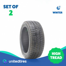 Set Of 2 Driven Once 23545r17 Bridgestone Blizzak Ws90 Studless 97h - 1132 Set Of 2 Driven Once 23545r17 Bridgestone Blizzak Ws90 Studless 97h - 1132