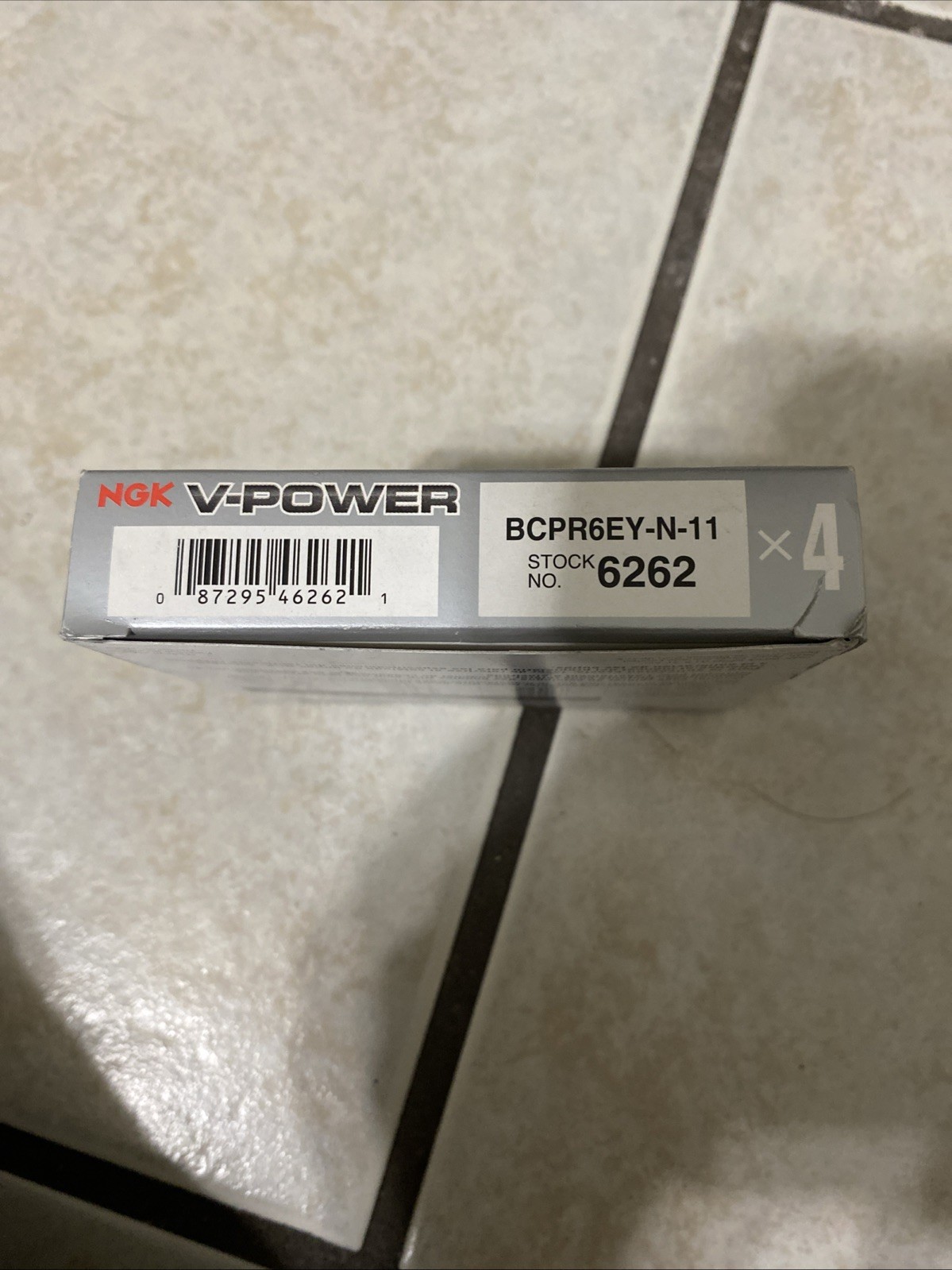 4 - NGK 6262 Spark Plug - V-power