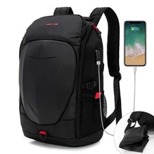 17 Inch Laptop Backpack with Hardshell, Armored Backpack with USB Port and Li...