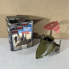 Vintage Star Wars ROTJ One-Man Sail Skiff Vehicle - 100% Complete with Box