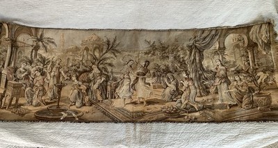 French Style Woven Tapestry Wall Decor Valance
