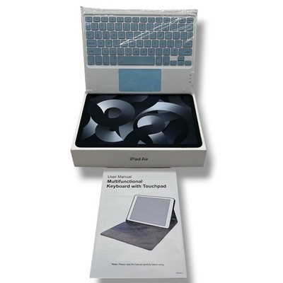 Apple iPad Air 5th Gen Keyboard ONLY Gray Wi-Fi A2588 w/ Bluetooth New Open Box