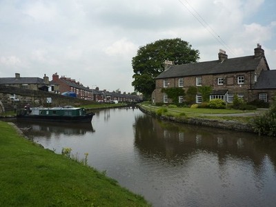 Photo A2 At the junction of two canals Marple The Peak Forest Canal join c2011