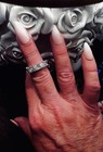PRICE CUT Trillion Cut Moissanite Eternity Ring 7.89ct in 925 Silver – size 8 — photo 10