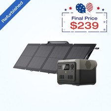 EcoFlow Solar Generator RIVER 2 Max 512Wh+110...