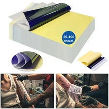 Tattoo Transfer Paper Stencil Carbon Thermal Tracing Hectograph Supplies Sheets