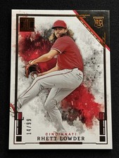 2025 Panini Impeccable Rhett Lowder #52 Rookie Bronze /99 Cincinnati Reds RC