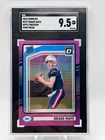 2024 Donruss Optic Preview Drake Maye Pink Prizm SGC 9.5 Mint+ Rated Rookie Pats