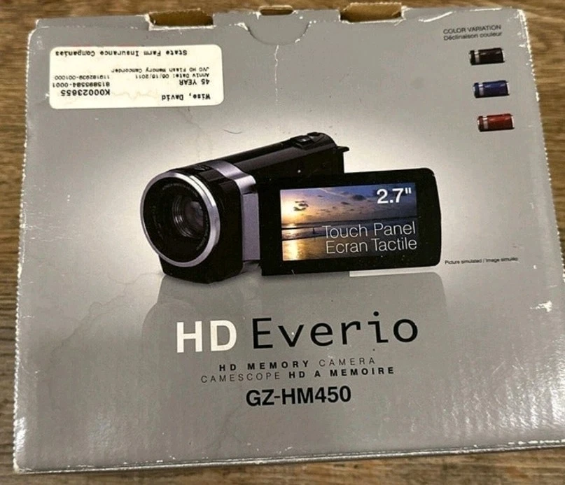 Видеокамера цифровая JVC Everio GZ-HM450 HD с зумом и аксессуарами ЧИТАЙТЕ - Изображение 2 из 4