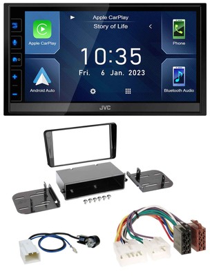 JVC DAB Bluetooth MP3 USB 2DIN Car Stereo for Subaru BRZ (2017-2020)