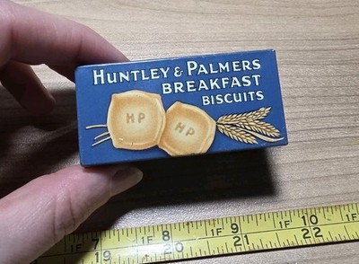 Vintage Huntley & Palmers Breakfast Biscuits Reading London Miniature Sample Tin