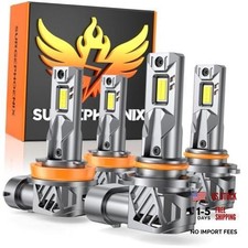 H11 9005 Fog Light Bulbs Combo   Super Bright 1000 Brighter, 9005/HB3  H11