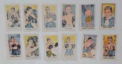 Popular Boxers Lot Of 12 Cards Kiddy's Favourites LTD