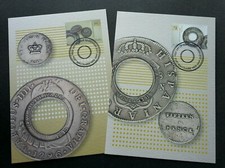 Australia&nbsp;Holey Dollar&nbsp;And Dump 2013 Coin Currency Money (maxicard)