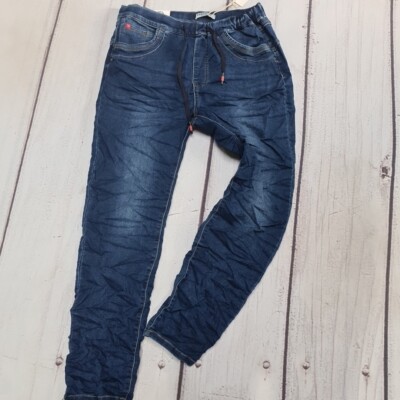 Karostar Jeans Hose Jogpants blau Dark Blue Damen Gummizug Gr. 36 bis 44 (2 602)