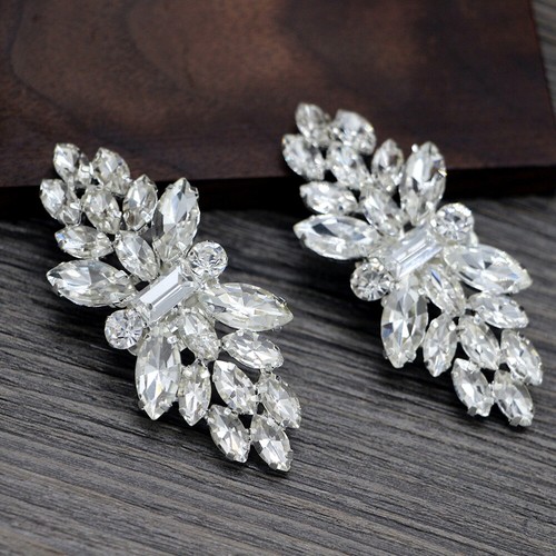 Rhinestone Buckle Bride Rhinestones Shoe Band Brooches Clip Women - Picture 8 of 12