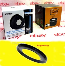 0.43x WIDE 2.2X TELEPHOTO LENS 52mm ADAPTER CANON SX410 SX420 SX500 IS SX510 HS