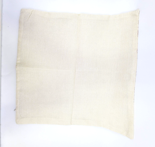 Pillow Cover Square Canvas Floral Outline 17" x 17" Set of 2 - Picture 4 of 5