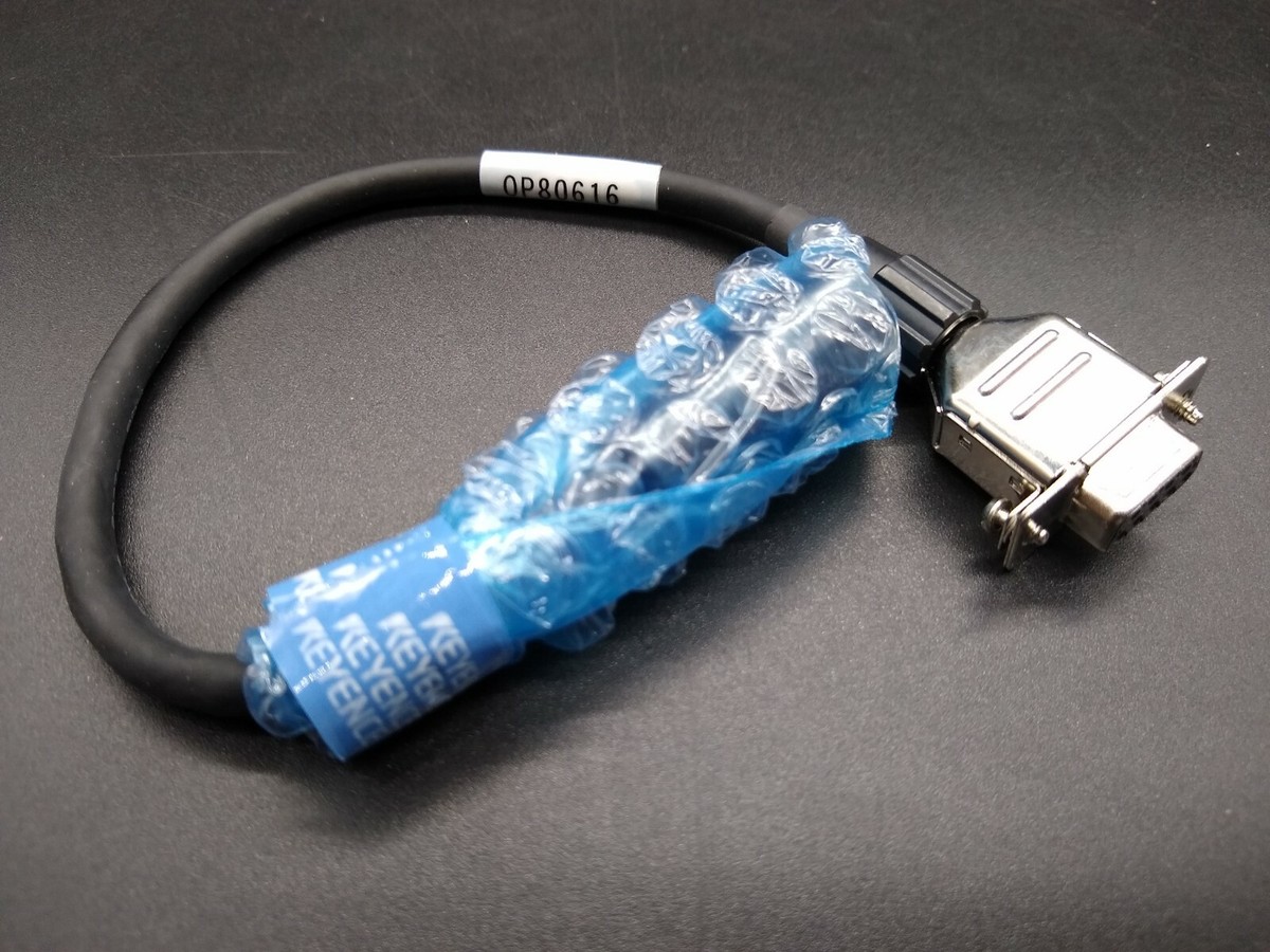 Keyence OP-80616 Round 12 Pin to D-Sub 9 Pin Conversion Connector