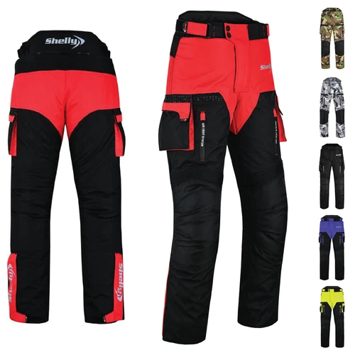New Motorcycle Waterproof Cordura Textile Trousers Motorbike Pants CE Armours
