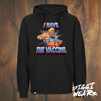 I HAVE THE VACCINE | 80s | MOTU MASTERS GESCHENK NERD CORONA HOODIE XS - 5XL