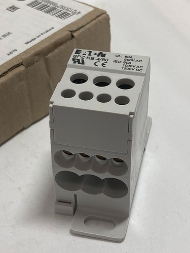 Eaton BPZ-KB-4/80 KLAMMERNBLOCK 80A 600VAC 1 POLIG 6 AUSGANGSKLEMMEN NEU IM KARTON - Bild 5 von 5