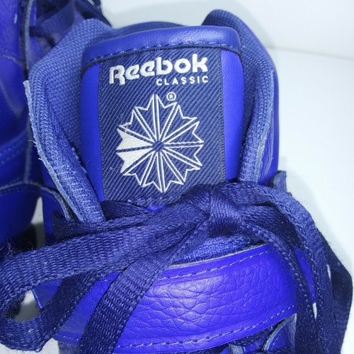 Reebok Classic Workout Clean Midstrap Blau Leder Herren 6,5 Leder - Bild 7 von 12